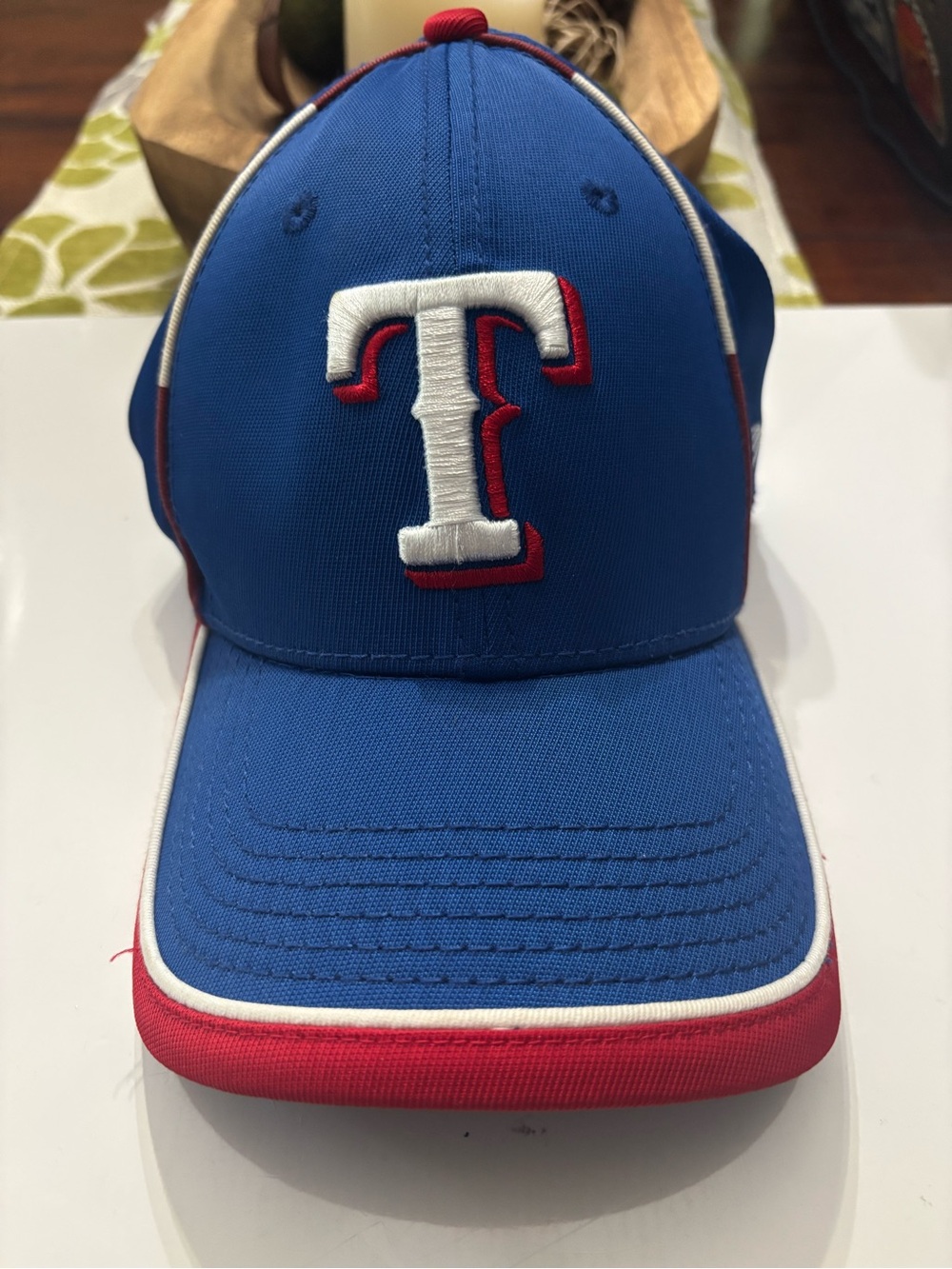 New Era Royal Blue Cap with White and Red 'T' Logo Texas Rangers NWT